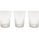 Trio of Baccarat liqueur glasses – Richelieu pattern – Signed crystal