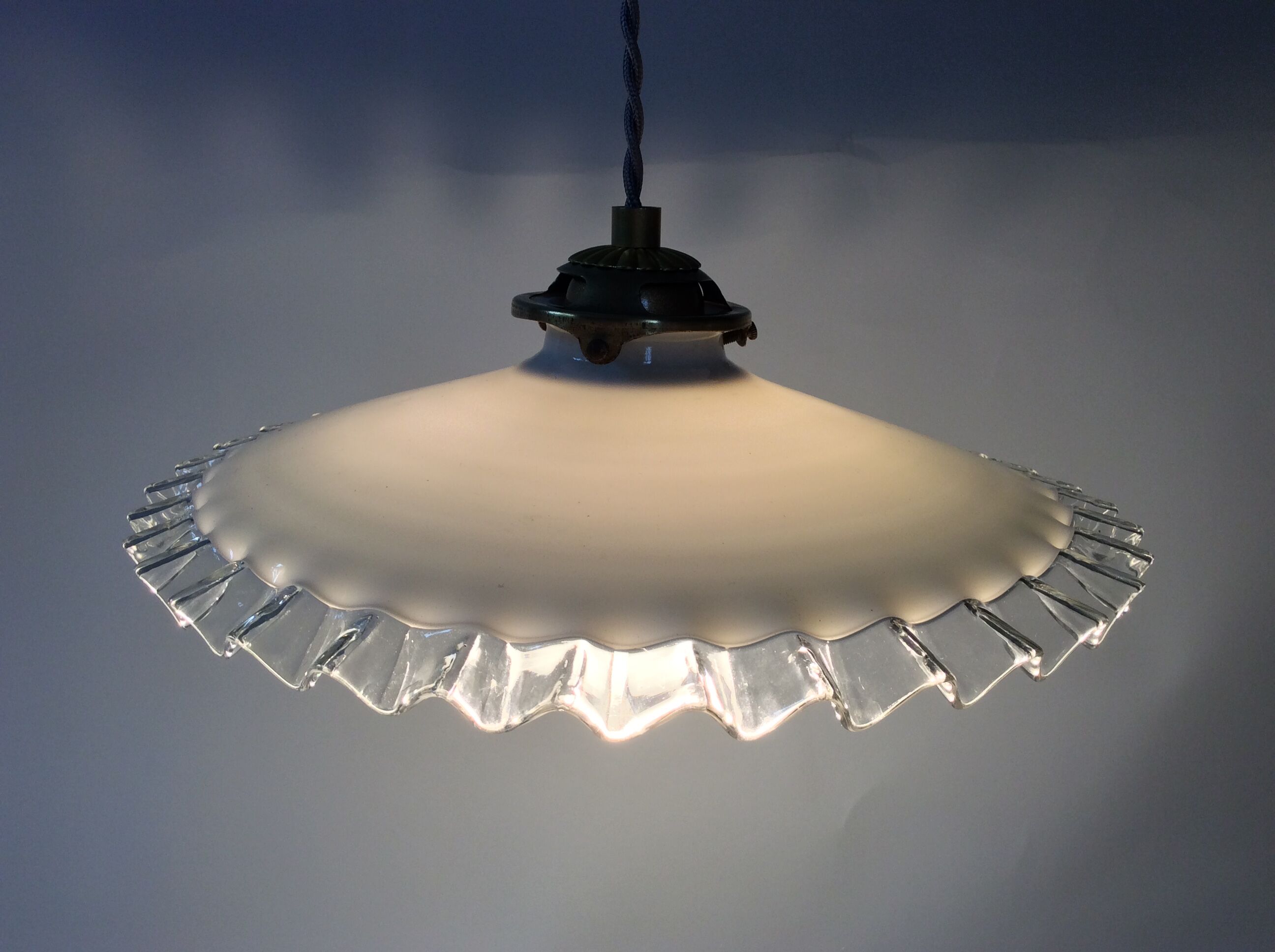 Vintage opaline hanging