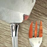 Jean Couzon 13-piece stainless steel dessert cutlery box/case