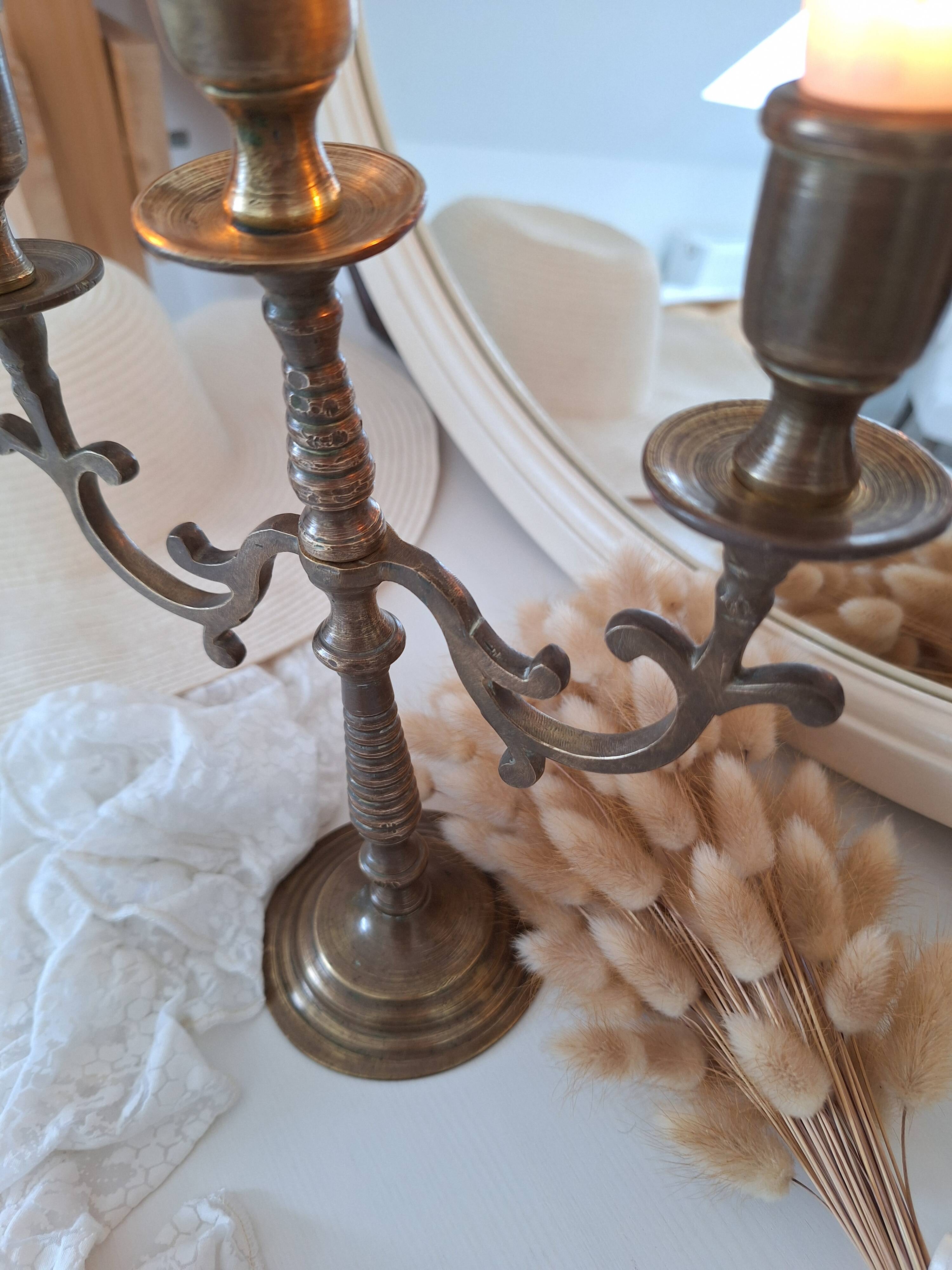 Vintage brass candlestick