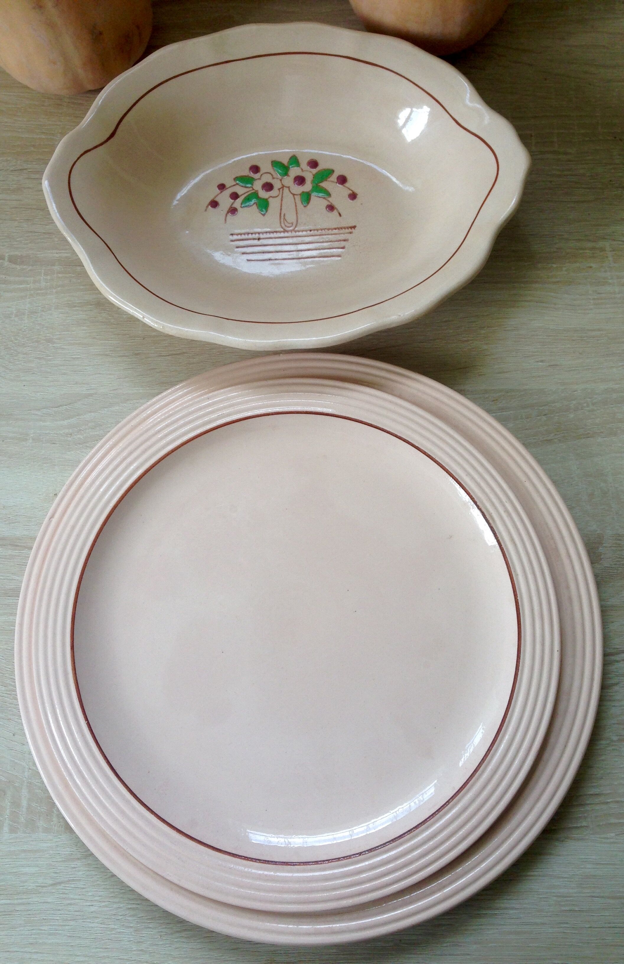 Old Longwy plates