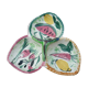 Aperitif dish made from 3 vallauris cups