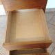 Scandinavian-style verni chene desk / vintage 60s