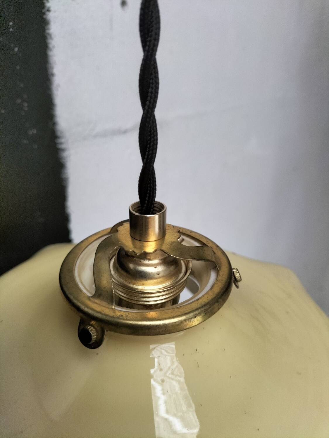 Opaline pendant light