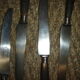 6 horn knives from 1960