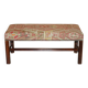 Padded footrest bench in Victorian Kilim style by George Smith