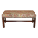 Padded footrest bench in Victorian Kilim style by George Smith