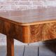Art Deco Walnut Writing Desk from Up Závody, Czech, 1930s
