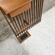 Cloakroom, Scandinavian wall-mounted coat rack in teak 1970