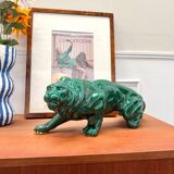 Green lion ceramic