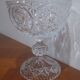 Large Bohemian Crystal Cup