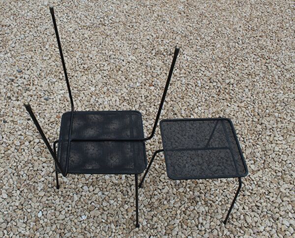 3 tables gigognes Soumba de Mathieu Matégot, c. 1953