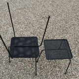 3 Soumba nesting tables by Mathieu Matégot, c. 1953