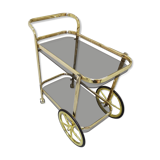 Cart wheel dessert and vintage glass trays