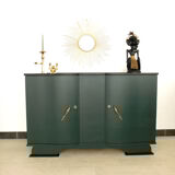 Art Deco buffet green and black
