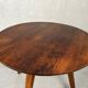 Vintage 'japandi' side table – oak