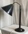 Vintage workshop lamp 1950 painted metal and brass