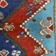Original Shirvan Kazak Rug 310x210 cm Vintage, Blue, Red