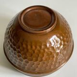 Planter by villedieu in vintage brown patinated copper