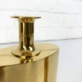 23 carat gold plated brass carafe, Pierre Forssell for Skultuna, 1960