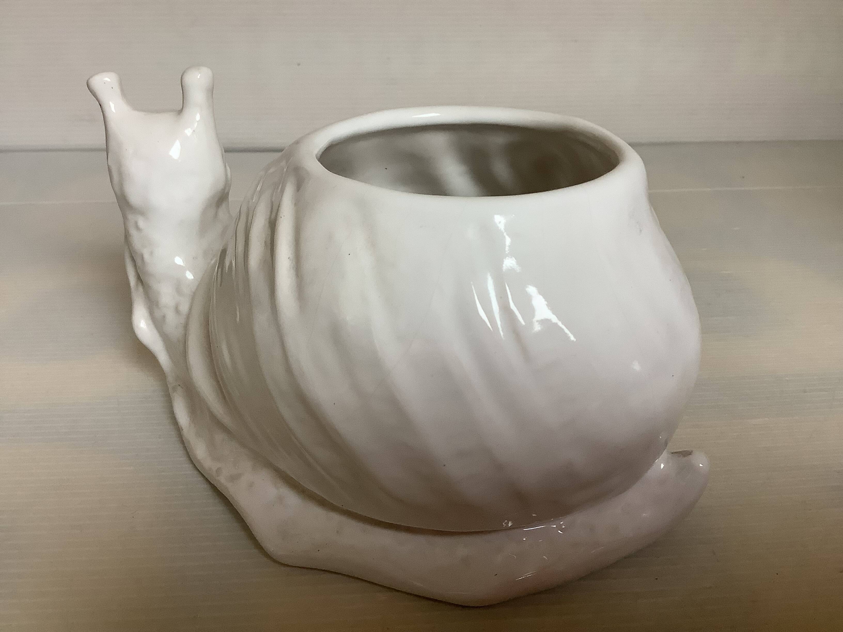 Snail-shaped pot vase Bellini Italy zoomorphic