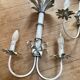 Pair of Vintage Lacquered Sheet Metal Wall Lights -