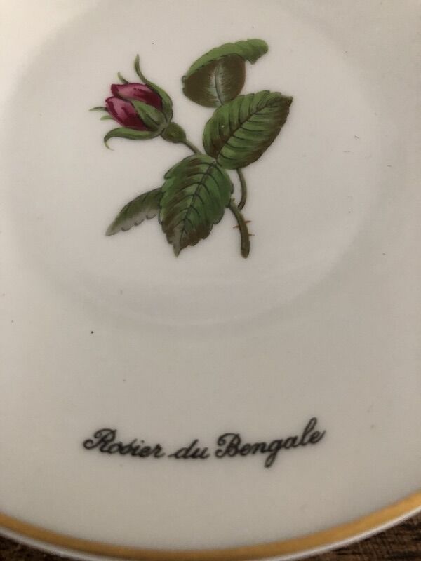 Old coffee cup with saucer / pettie plate