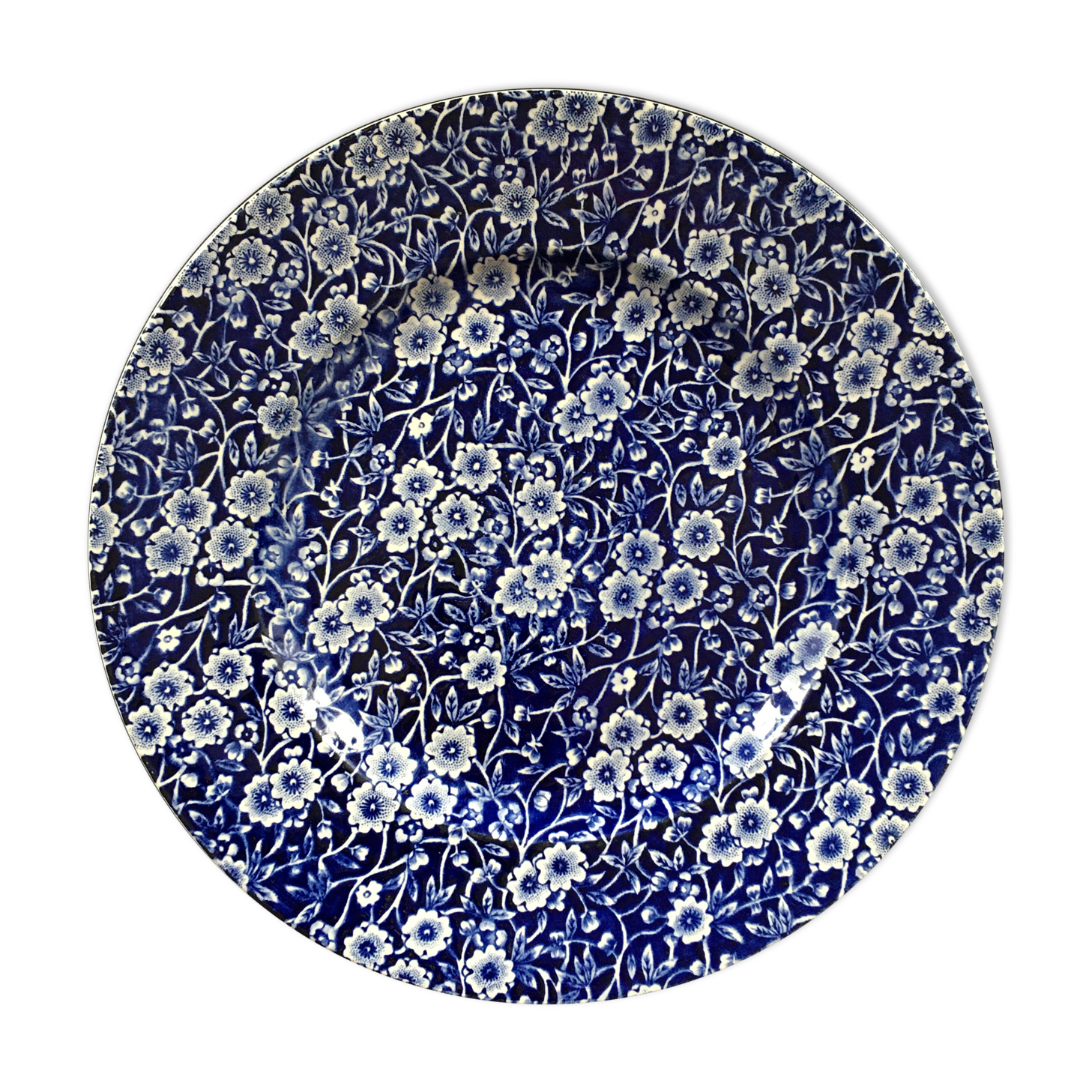 Blue Liberty Style English Plate