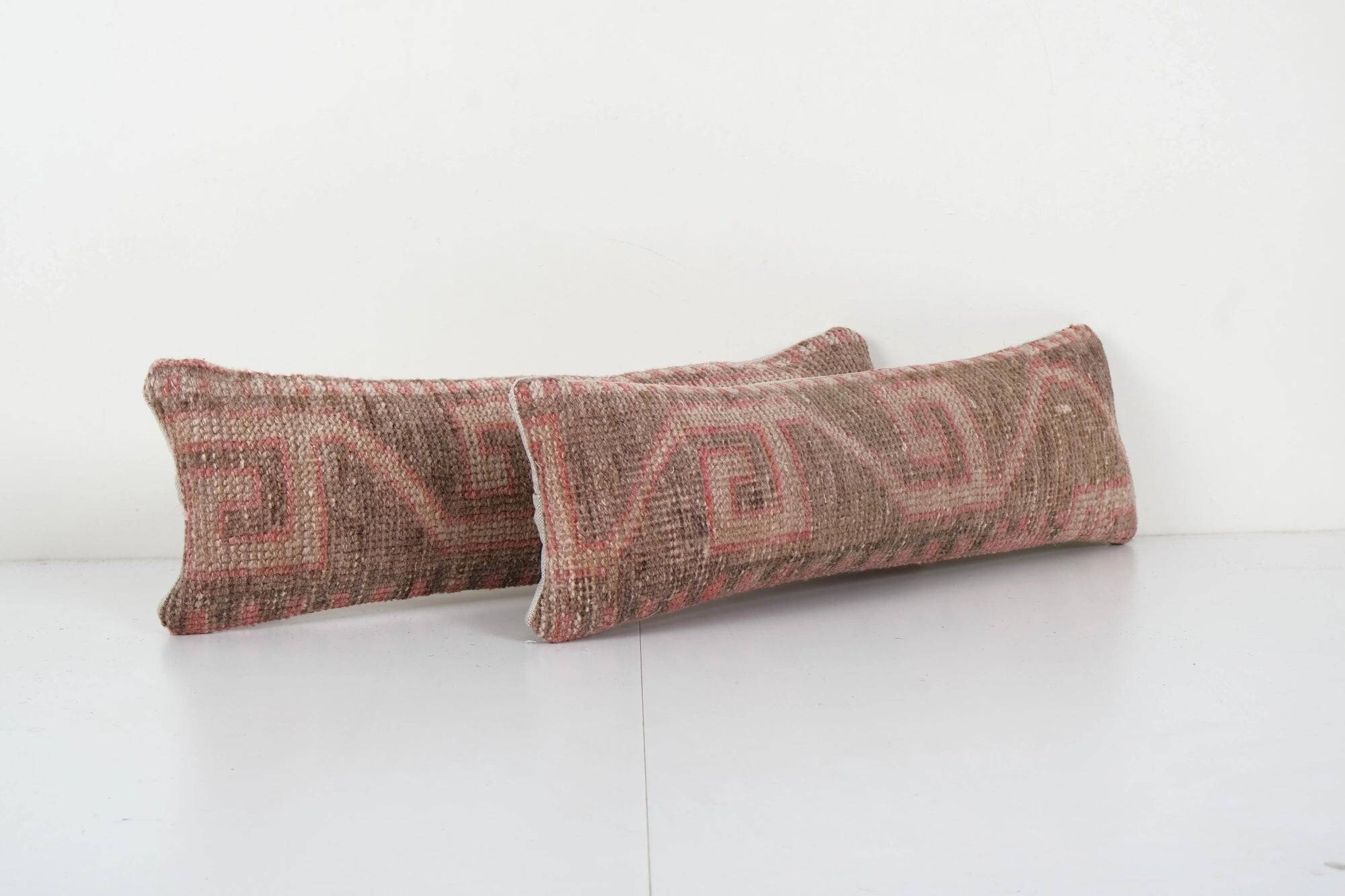 Set of 2 vintage Turkish cushion covers 20x56 cm