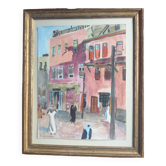 Gouache orientaliste de Raoul du GARDIER (1871-1952)