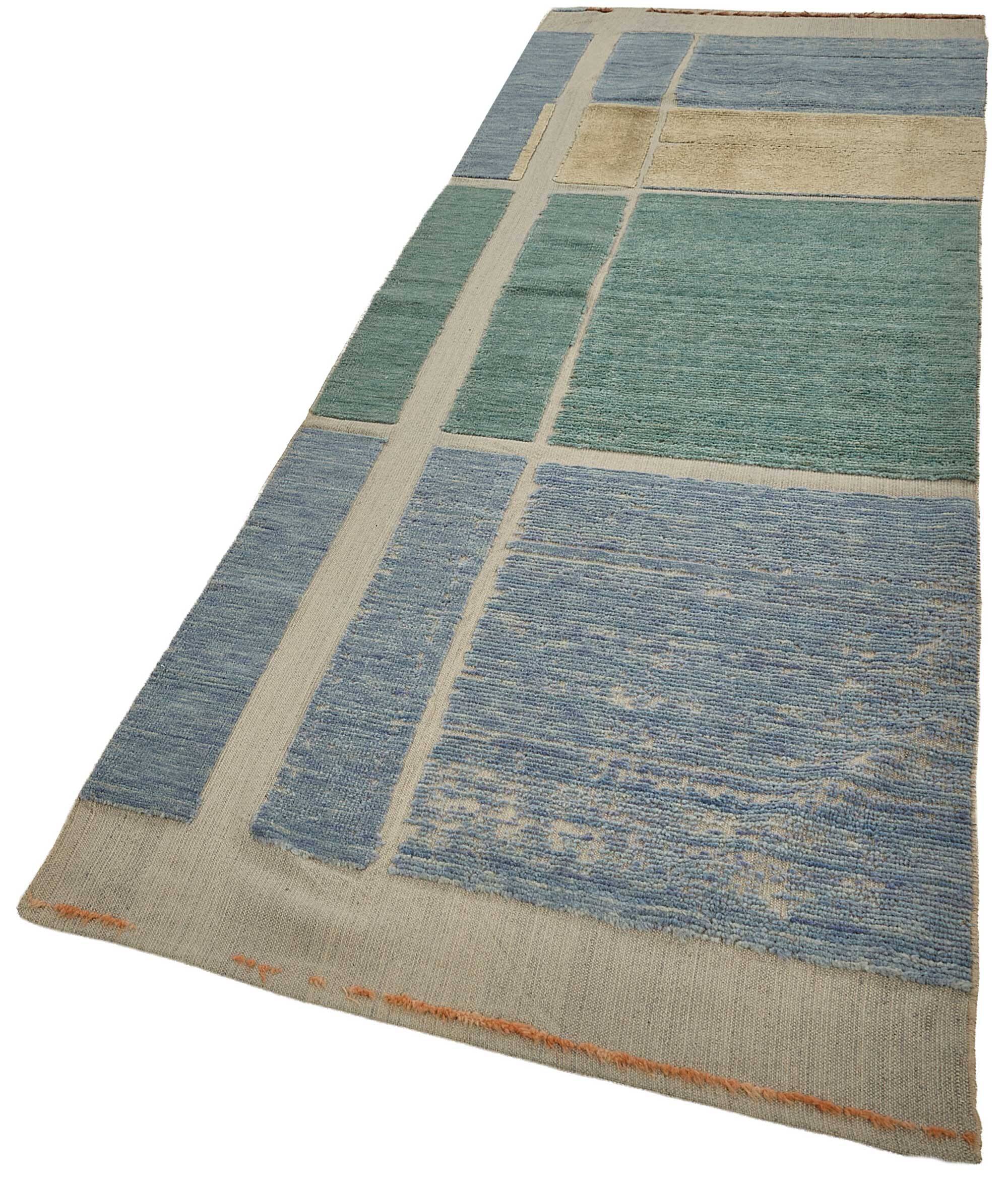 Turkish Handcrafted Loom Oushak Rug 106 cm x 330 cm