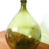 15-litre green demijohn