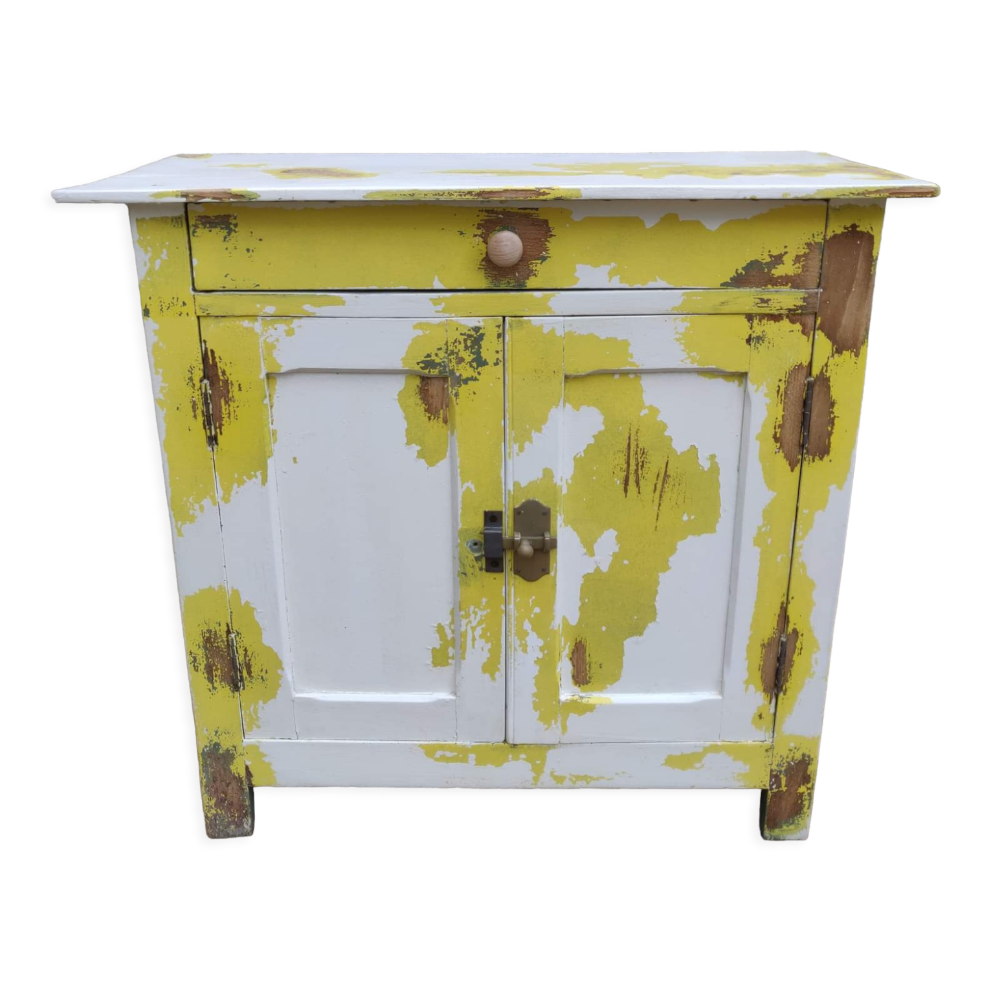 Old patinated Parisian buffet