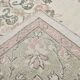 Tapis persan floral vert clair et beige, 204x320 cm