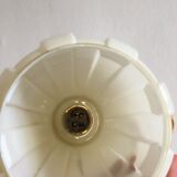 Art deco ball suspension in opaline