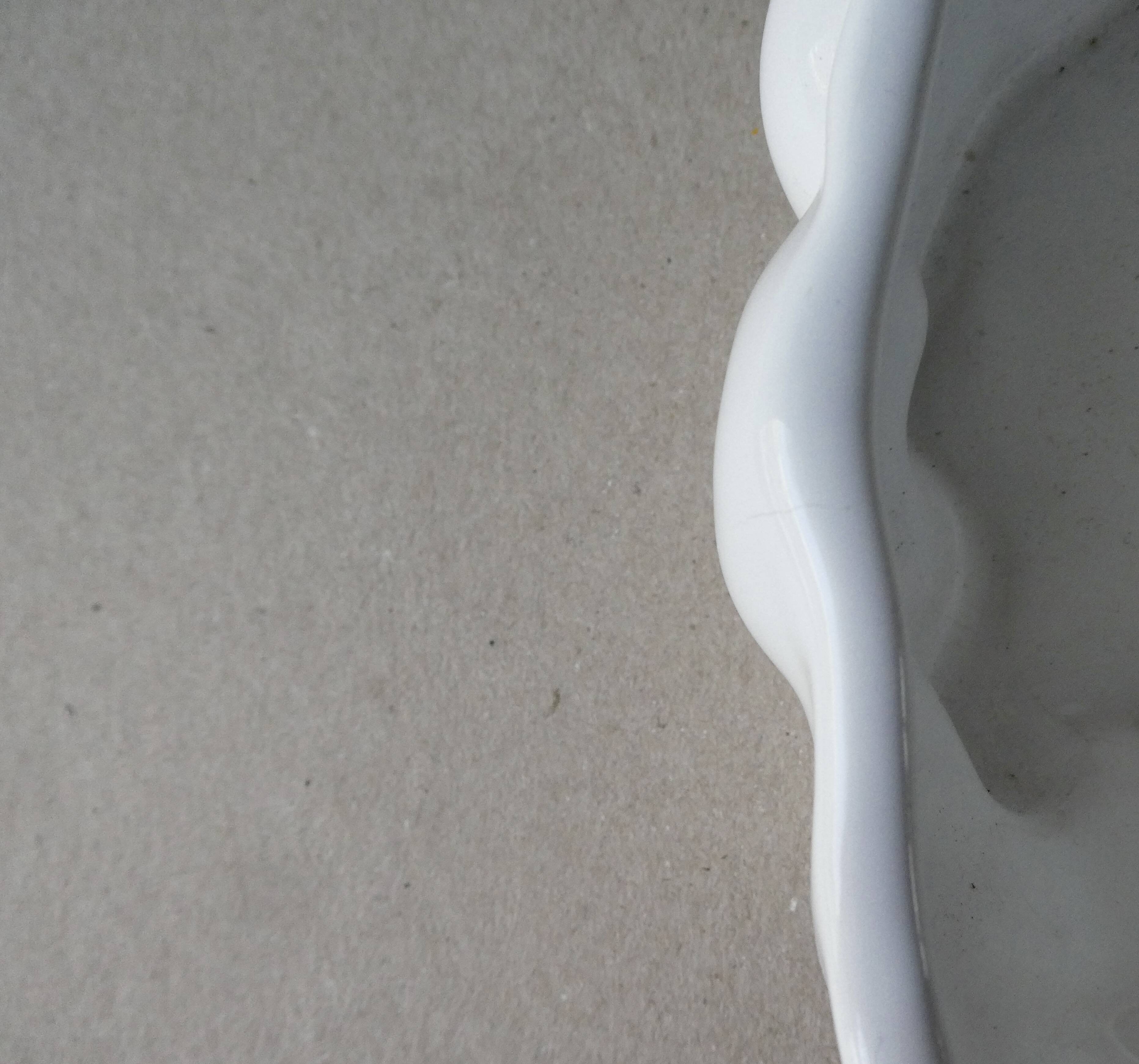 Gravy boat in white rabbit slip, bordallo pinheiro portugal