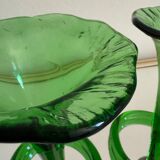 Blown glass cone vases from the 60s