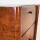 Art Deco audio cabinet with pull-out drawer