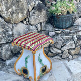 Italian ceramic garden stool
