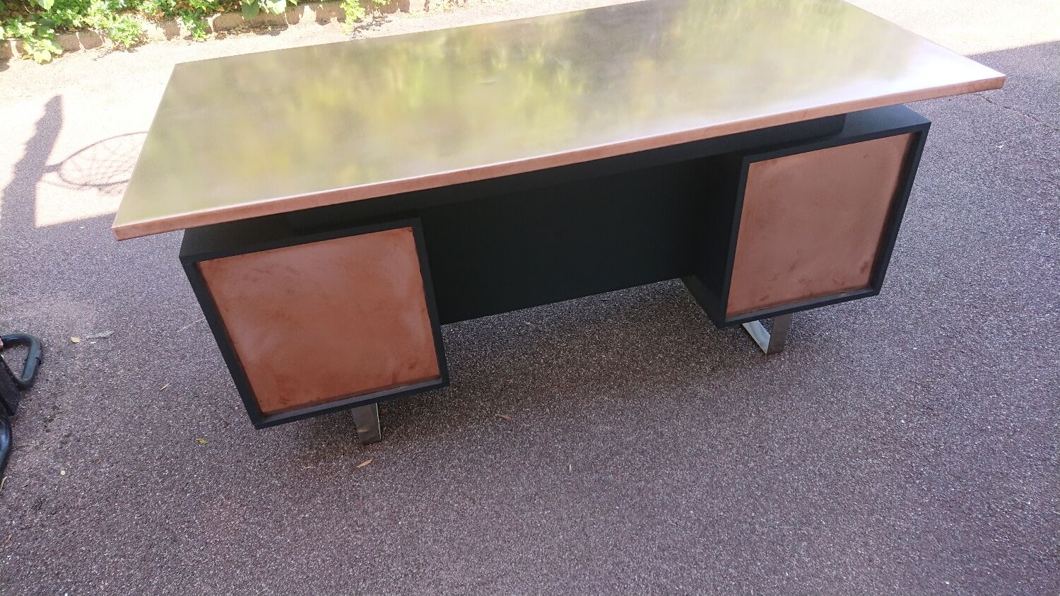 Copper desk
