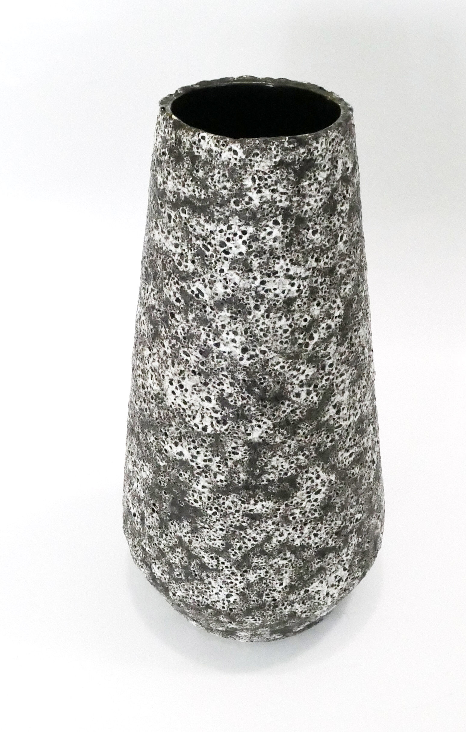 Ceramic vase fat lava jopeko 1960s-70s