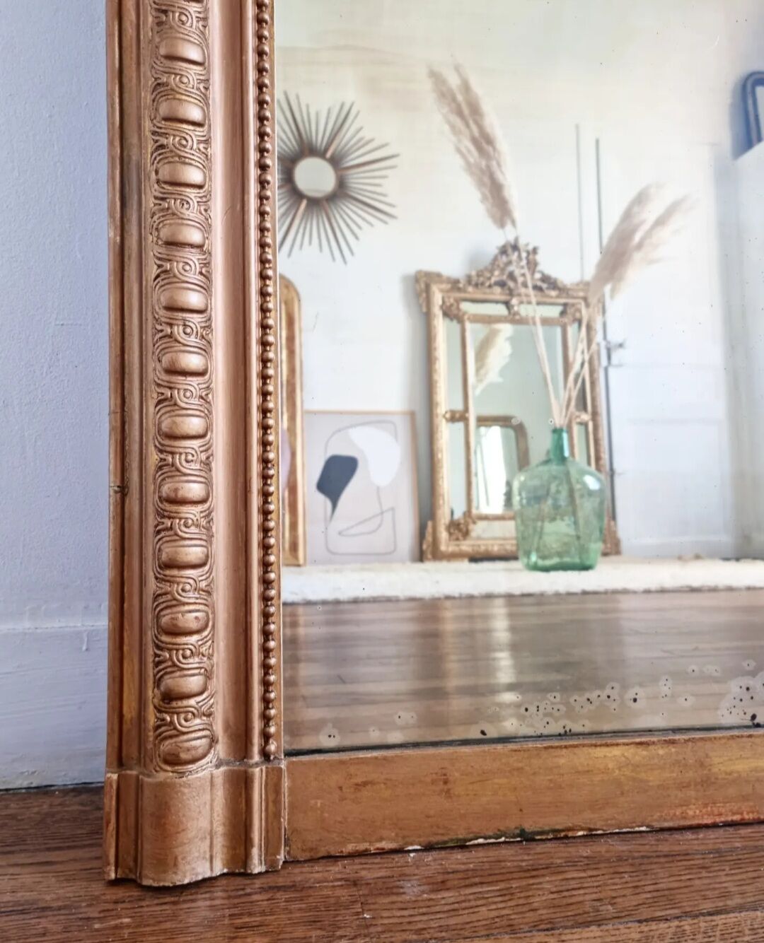 Old mirror Louis Philippe