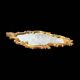Gold wall mirror – Hollywood Regency style inspired by Louis XV - H70 cm