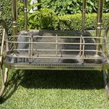 Brass rolling bar trolley around 1960