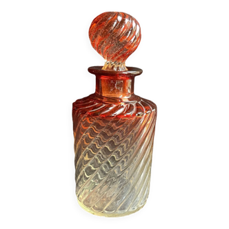 Large Baccarat Bambous twisted perfume bottle T 102 Extra