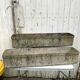 Pair of vintage fibrociment planters
