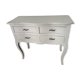 Chest of drawers in wood painted grey