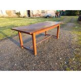 Country farmhouse table in oak