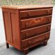 Art Deco chest of drawers in gilded oak