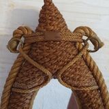 Miroir vinte collier de cheval en cordes